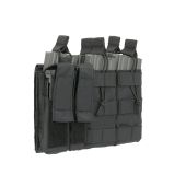 Triple Combo M4 Mag/Pistol Pouch Panel 8Fields Black