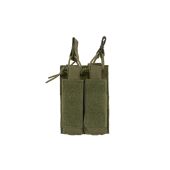 Open top double pistol mag Pouch 8Fields Olive