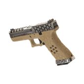 VX0110 Hex-Cut Metal GBB gas pistol AW Custom TAN