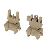 Front and rear sight polymer FMA Dark Earth
