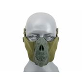 Masca Half Face Skull CS Olive