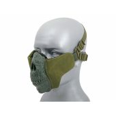 Half Face Skull Mask CS Olive