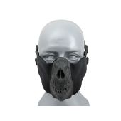 Half Face Skull Mask CS Black