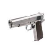 Colt 1911 GBB CO2 Full Metal pistol Cybergun Silver