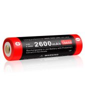 Battery 18650 3.7V 2600mAh Micro-USB Klarus
