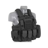 Tactical Vest Combat Armor System 8Fields Black