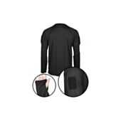 BLACK TACTICAL LONG SLEEVE SHIRT QUICK DRY S