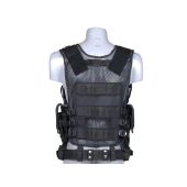 Tactical Vest Black 8Fields