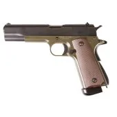 M1911 Green full metal GBB CO2 pistol KJW