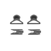 Goggle Swivel Clips 36mm for helmet with rails FMA