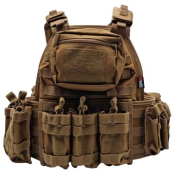 Tactical Vest Plate Carrier Swiss Arms Coyote