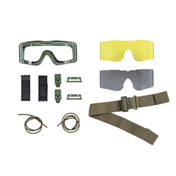 Ochelari protectie cu lentile de schimb Wosport Olive