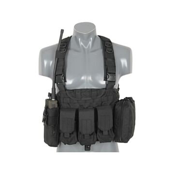 Force Recon Chest Harness 8Fields Black