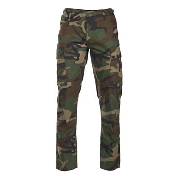 Pantaloni US BDU Slim Fit Woodland Mil-Tec XL