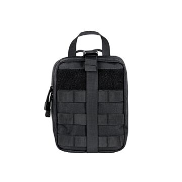 Large Medical Pouch Rip-Off 8Fields Black