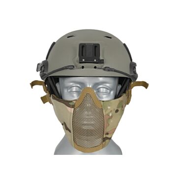 Half Face Steel Mesh Mask 2.0 FAST PJ Multicam