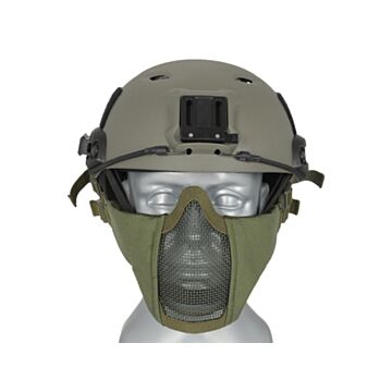 Half Face Steel Mesh Mask 2.0 FAST PJ Olive
