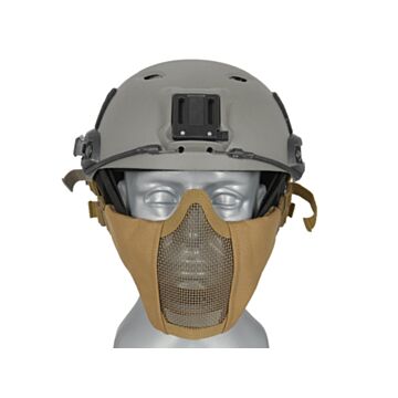 Half Face Steel Mesh Mask 2.0 FAST PJ Tan