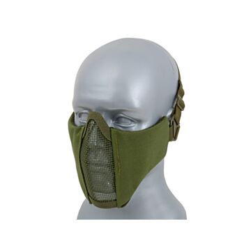 Half Face Steel Mesh Mask 2.0 CS Olive