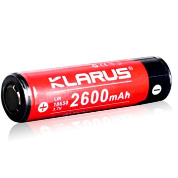 Battery 18650 3.7V 2600mAh Klarus