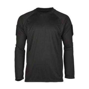 Black Tactical Long Sleeve Shirt Quick Dry XL