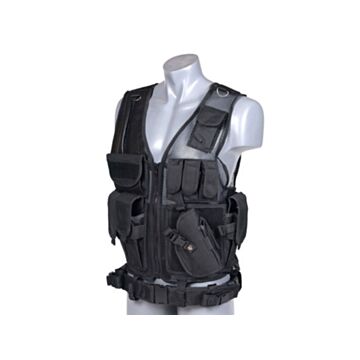 Tactical Vest Black 8Fields