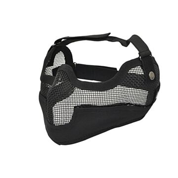Steel protection mask Black