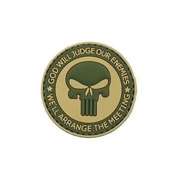Patch God Will Judge cauciuc 8Fields Olive